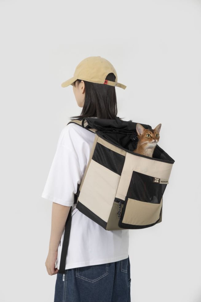 Handsfree Pet Backpack | Front and Back Use - honeydewpets