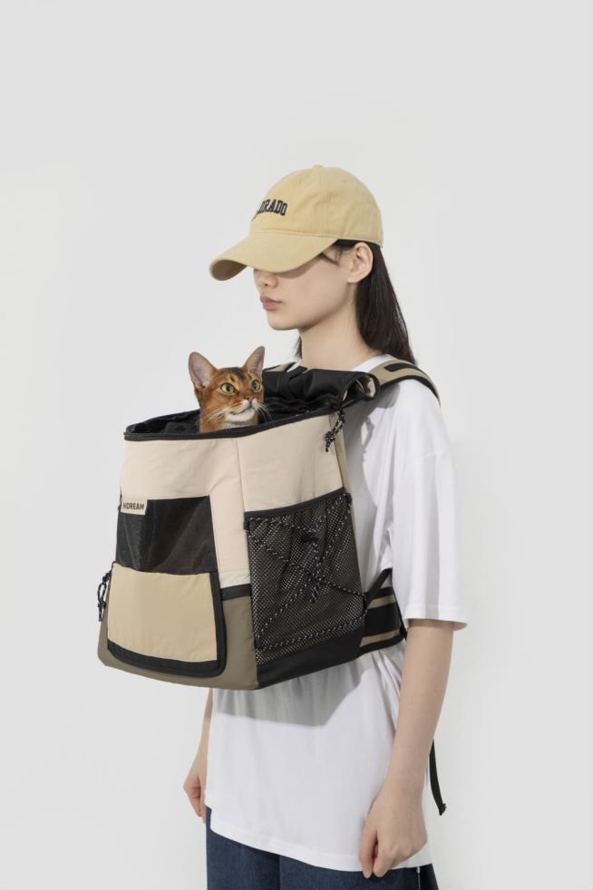 Handsfree Pet Backpack | Front and Back Use - honeydewpets