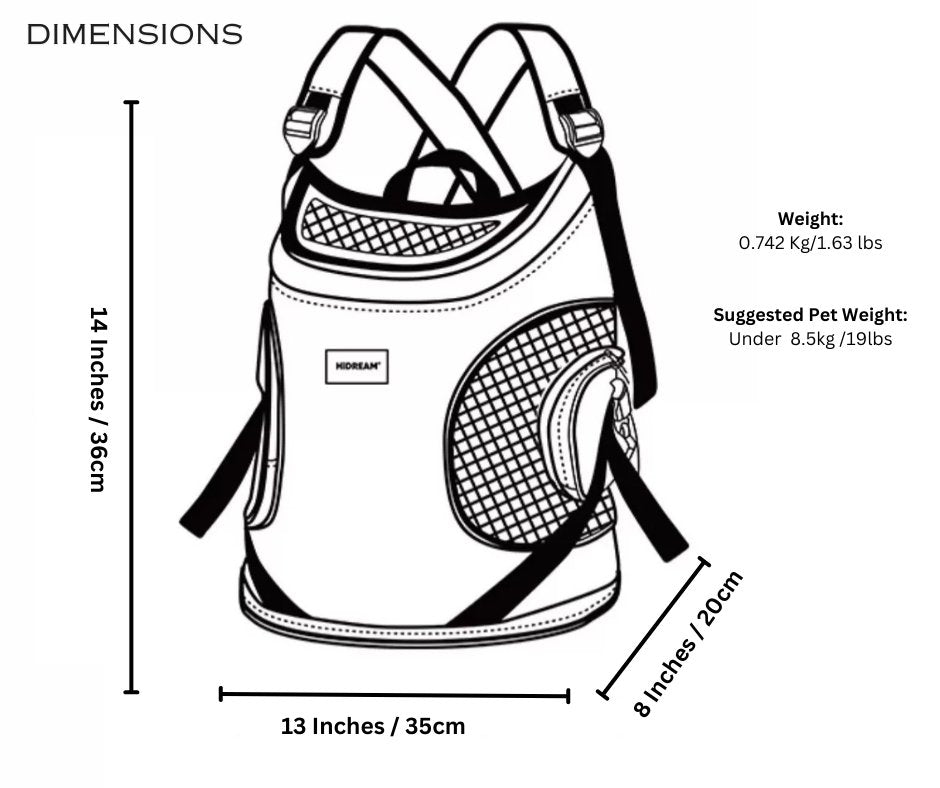 Handsfree Pet Carrier | Front Facing Pet Sling Carrier - honeydewpets