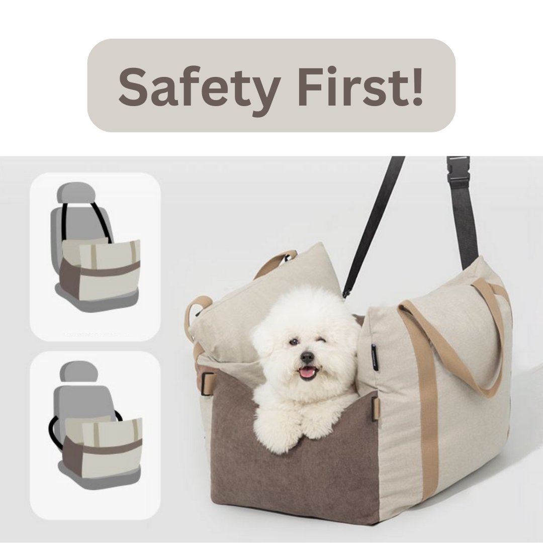 Pet Car Seat | Removable for Premium Comfort - honeydewpets